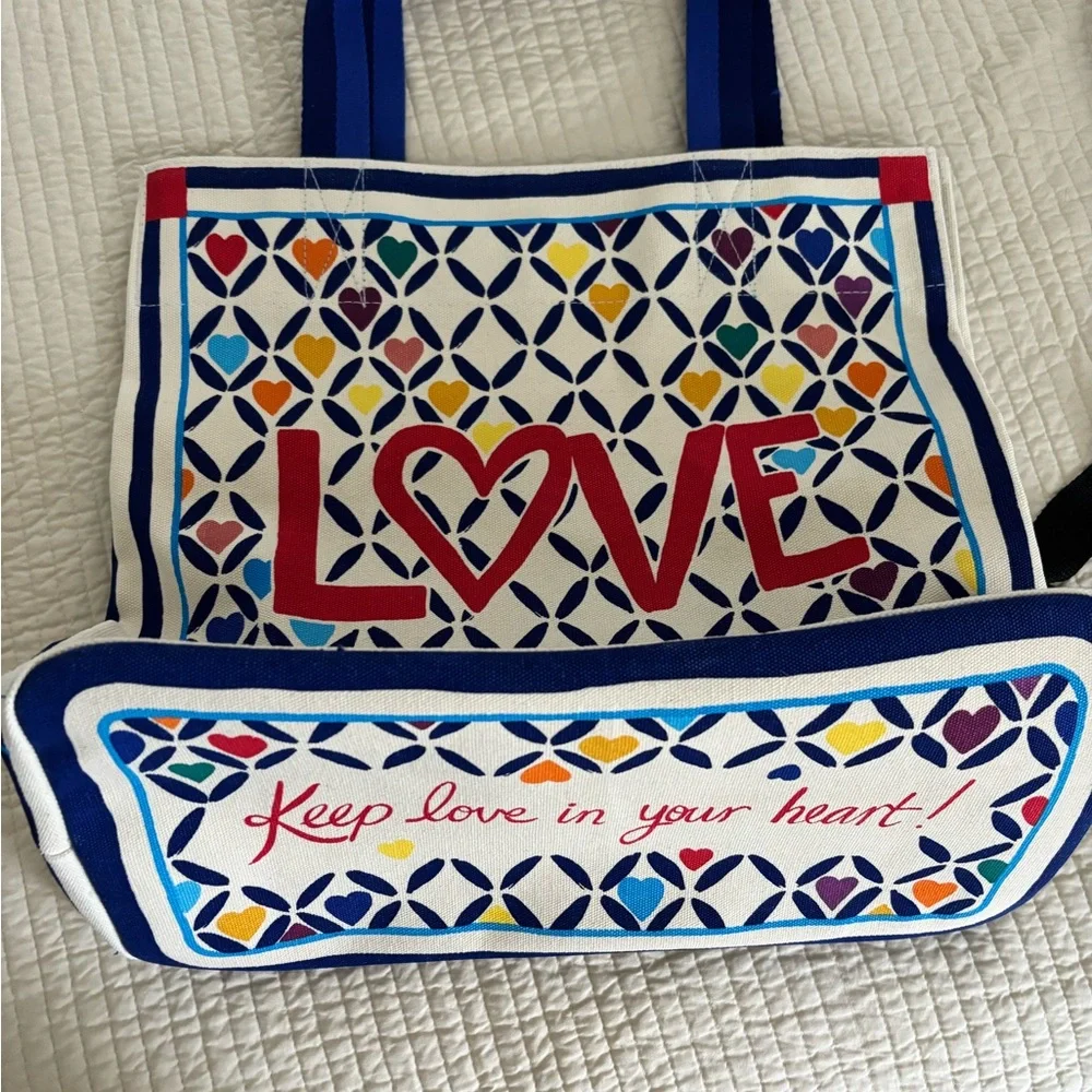 Soft surroundings bag love Valentines bag Valentine’s ❤️ - Picture 2 of 3